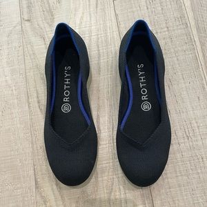 Rothy’s black flats size 7 1/2